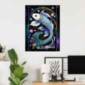 Poster Bijoux Galaxie Zodiac Pisces (Bureau à domicile)