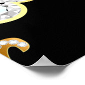 Poster Bijoux Mandala broche, élément design. Tribal (Coin)