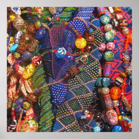 Poster Bijoux perlé Vie morte (Devant)