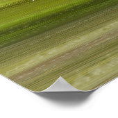 Poster Bijoux ton aquarelle rayures Nom personnalisé (Coin)