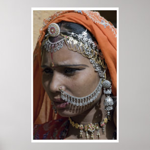 Poster Bijoux traditionnels de Rajashtan