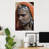 Poster Bijoux traditionnels du Rajashtan (Bureau à domicile)