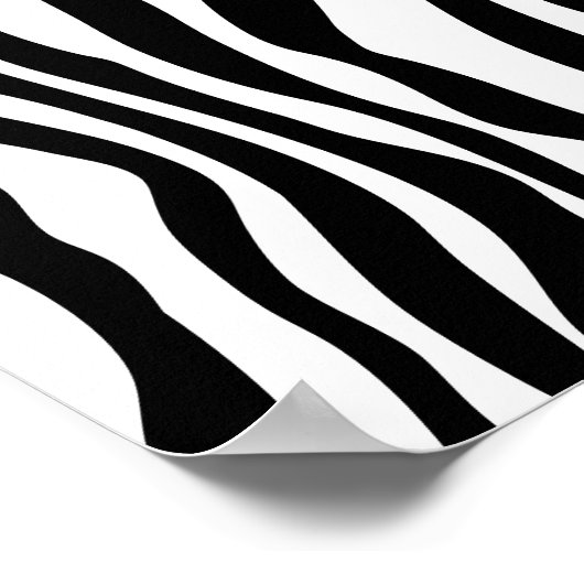 Poster Bijoux vente Damask Salon Zebra Valentine's (Coin)