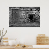 Poster - Bike Leaning Against Wall (Keuken)
