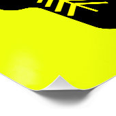 Poster Bikepacking | Débordement | Tourisme | Camping (Coin)