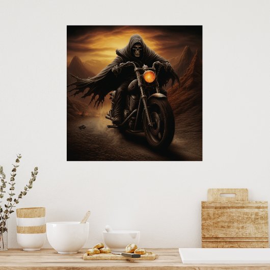 Poster Biker (Cuisine)