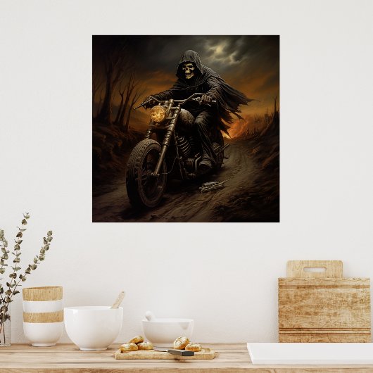 Poster Biker (Cuisine)