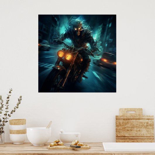 Poster Biker (Cuisine)