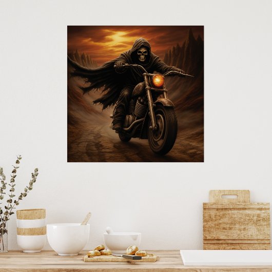 Poster Biker (Cuisine)