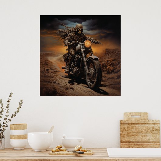 Poster Biker (Cuisine)