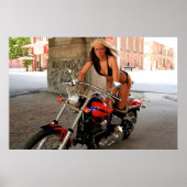 Poster Biker Babe (Devant)