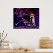 Poster Biker Babe (Cuisine)