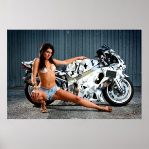 Poster Biker Gal