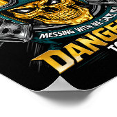 Poster Biker Girlfriend Wife I Belong To A Biker Valentin (Coin)