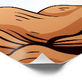 Poster Biker Kid Dirt Stunt Vélo Anniversaire (Coin)