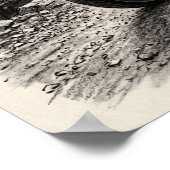 Poster Biker Rides Past Mount Rushmore Presidents Sunset (Coin)