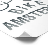 Poster Biking Amsterdam Netherlands Graphic _1  (Coin)