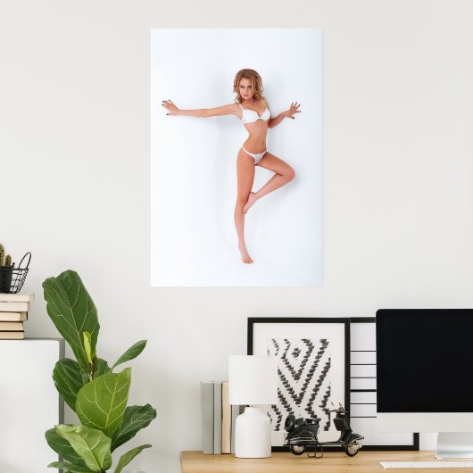 Poster Bikini blanc (Bureau à domicile)