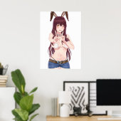 Poster Bikini Bunny Hottie (Bureau à domicile)