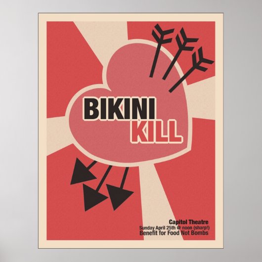 Poster Bikini Kill (Devant)
