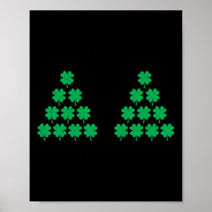 Poster Bikini Style Shamrock Irish S Jour de la Saint Pat