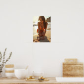 Poster Bikini Sur La Plage (Cuisine)