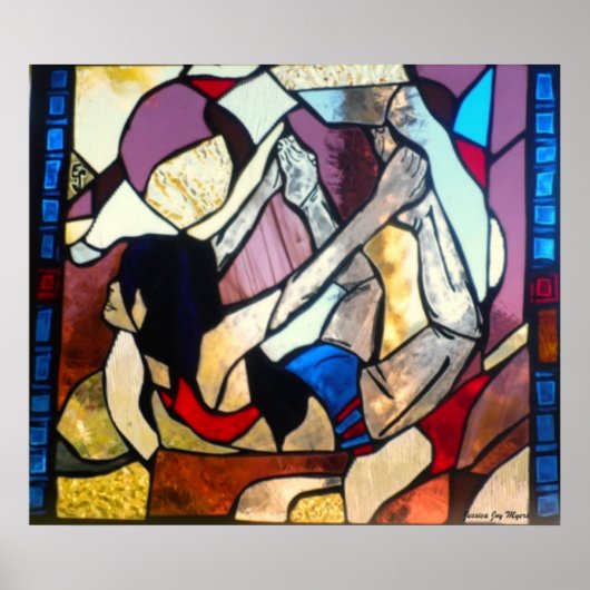 Poster Bikram Yoga Bow Pose Dhanurasana (Devant)