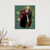 Poster BILBO BAGGINS™ avec épée (Cuisine)