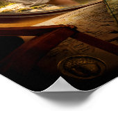 Poster BILBO BAGGINS™ dans le collage de bordures (Coin)