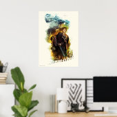 Poster BILBO BAGGINS™ et la société des nains Graphique (Bureau à domicile)