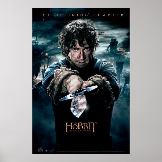 Poster BILBO BAGGINS™ Pointing Sting (Devant)