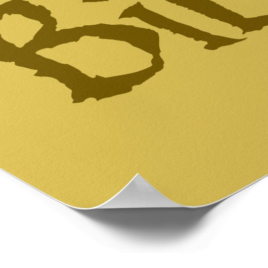 Poster BILBO BAGGINS™ Solide (Coin)