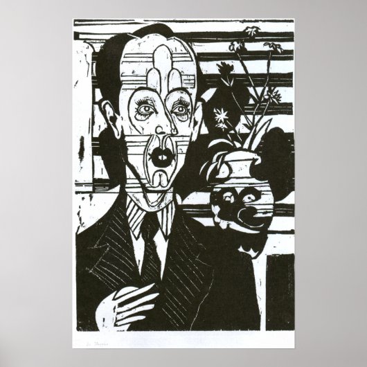 Poster Bildnis Dr Huggler (Devant)