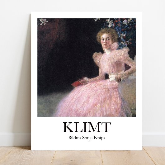 Poster Bildnis Sonja Knips par Gustav Klimt