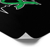 Poster Bile Duct Cancer Awareness Supporter Ruban (Coin)