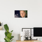 Poster Bill Clinton (Bureau à domicile)