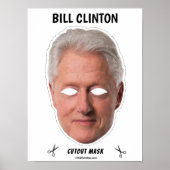 Poster BILL CLINTON Halloween Mask (Devant)