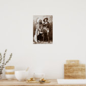 Poster Bill du chef Sitting Bull et Buffalo vers 1885 (Cuisine)