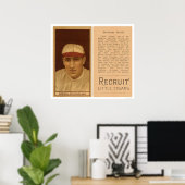 Poster Bill Steele Cardinals Baseball 1912 (Bureau à domicile)