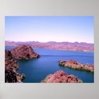 Poster Bill Williams River, Ouest de l'Arizona