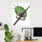 Poster Billard (Bureau à domicile)
