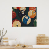 Poster Billard (Cuisine)