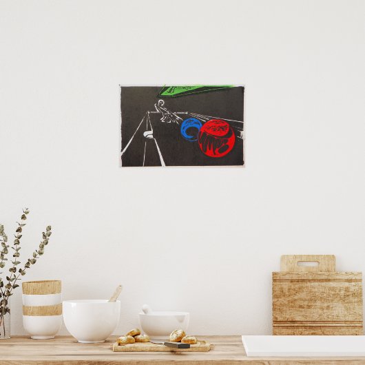 Poster Billard (Cuisine)