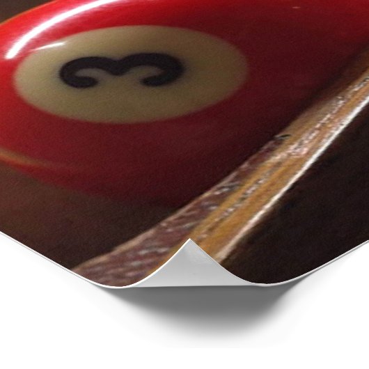Poster billard (Coin)