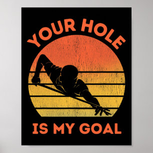 Poster Billard Amateurs Funny Ball Pool Joueurs Salle de