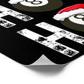 Poster Billard amusant Billard pour la Ligue des joueurs  (Coin)