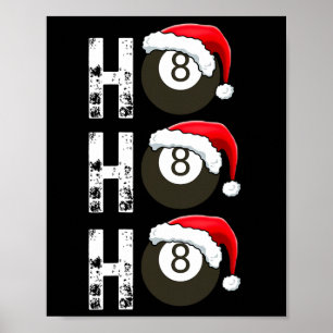 Poster Billard amusant Billard pour la Ligue des joueurs 