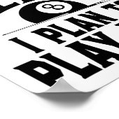 Poster Billard Billard Billard Billard Billard Oui J'Ai U (Coin)