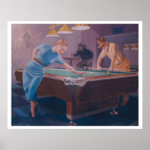 Poster Billard Dame (Devant)