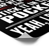 Poster Billard drôle Je Rub Mon Conseil (Coin)